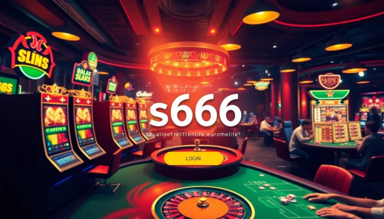 Experience the thrill of casino gaming with s666 đăng nhập featuring vibrant slot machines and live tables.